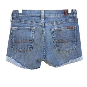 7 FOR ALL MANKIND Denim Cutoff Shorts